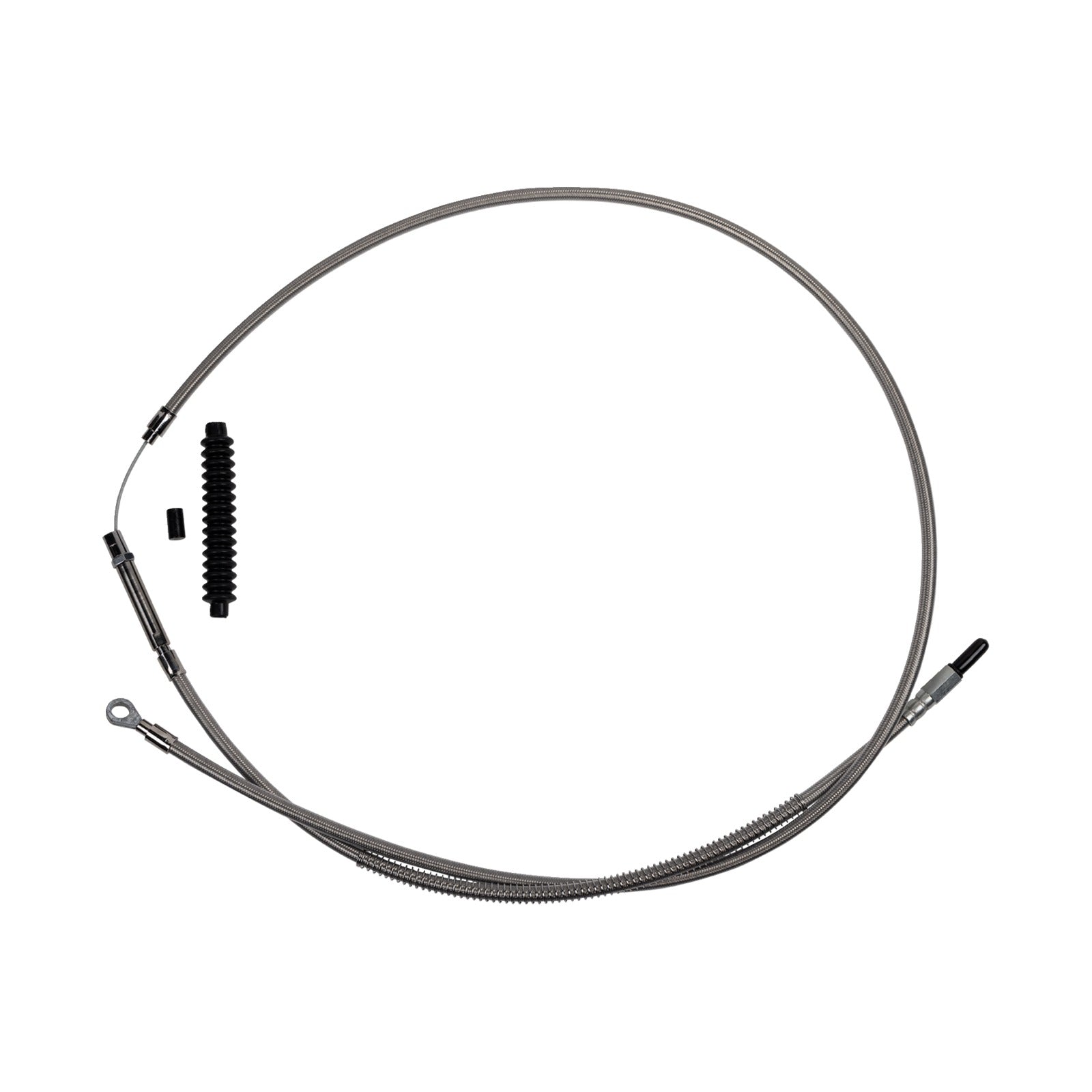 BARNETT - HIGH-EFFICIENCY STAINLESS STEEL CLUTCH CABLE FOR HARLEY-DAVIDSON - +10" - '21-'24 FL