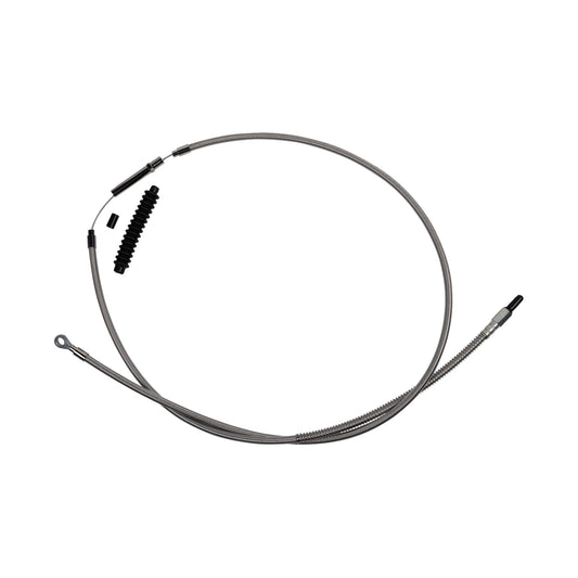 BARNETT - HIGH-EFFICIENCY STAINLESS STEEL CLUTCH CABLE FOR HARLEY-DAVIDSON - +8" - '18-'23 SOFTAIL