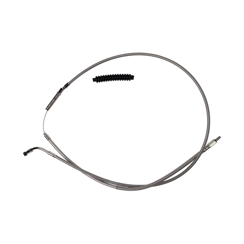 BARNETT - HIGH-EFFICIENCY STAINLESS STEEL CLUTCH CABLE FOR HARLEY-DAVIDSON - +8" - '23-'24 FLTRXSE