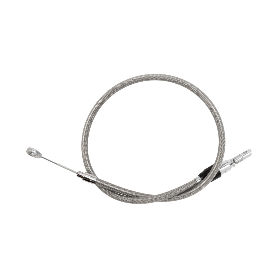 DRAG SPECIALTIES - QUICK CONNECT CLUTCH CABLE - UPPER - 32" - STAINLESS STEEL