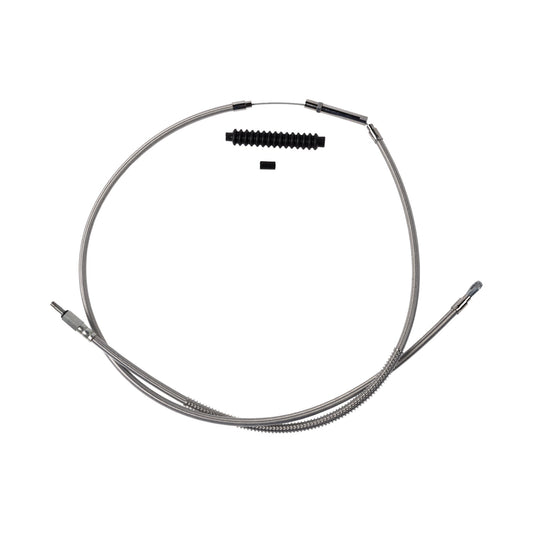 BARNETT - HIGH-EFFICIENCY STAINLESS STEEL CLUTCH CABLE FOR HARLEY-DAVIDSON - +8" - '18-'23 SOFTAIL