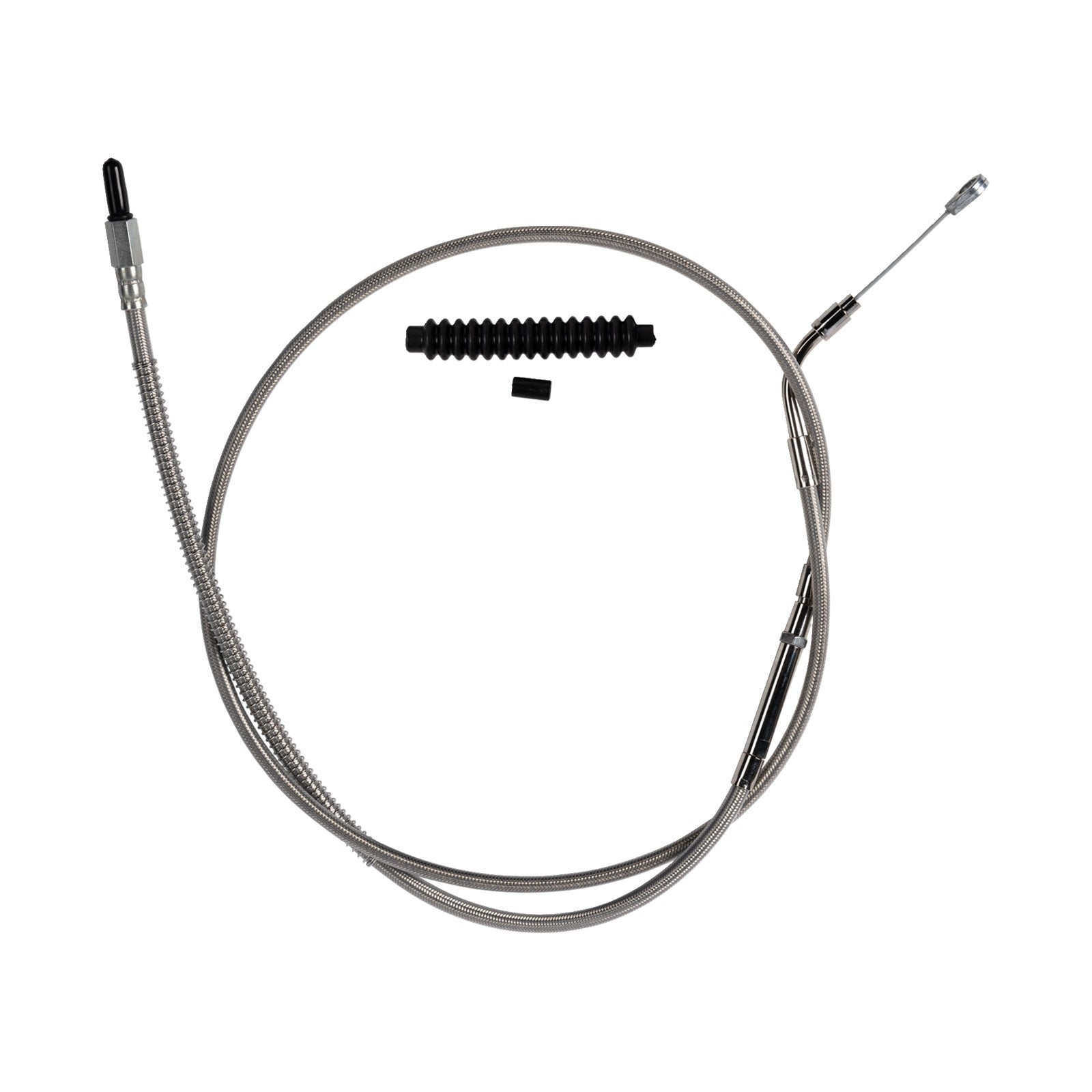 BARNETT - HIGH-EFFICIENCY STAINLESS STEEL CLUTCH CABLE FOR HARLEY-DAVIDSON - +6" - '21-'24 FLH