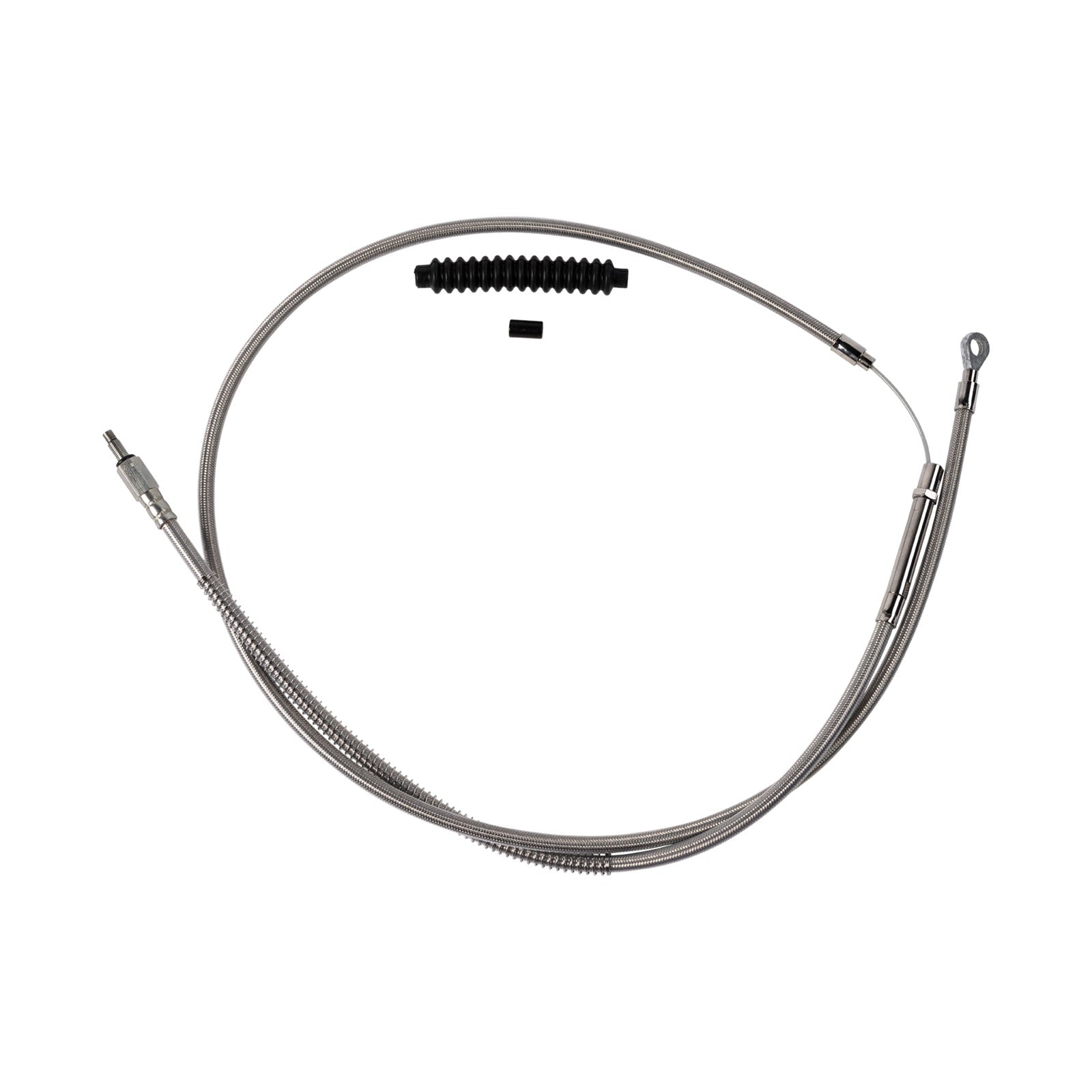 BARNETT - HIGH-EFFICIENCY STAINLESS STEEL CLUTCH CABLE FOR HARLEY-DAVIDSON - +8" - '21-'24 FL
