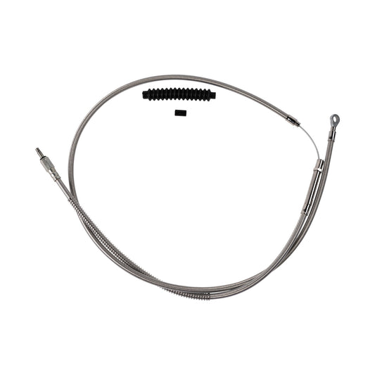 BARNETT - HIGH-EFFICIENCY STAINLESS STEEL CLUTCH CABLE FOR HARLEY-DAVIDSON - +8" - '21-'24 FL