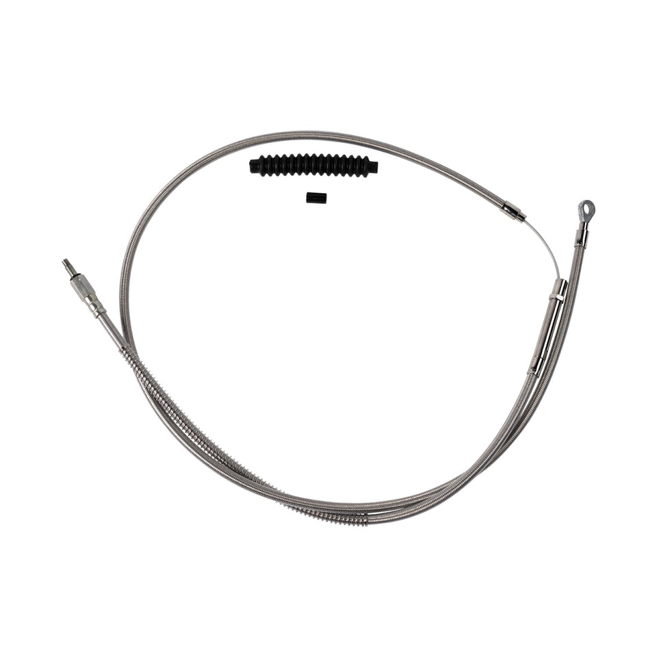 BARNETT - HIGH-EFFICIENCY STAINLESS STEEL CLUTCH CABLE FOR HARLEY-DAVIDSON - +8" - '21-'24 FL