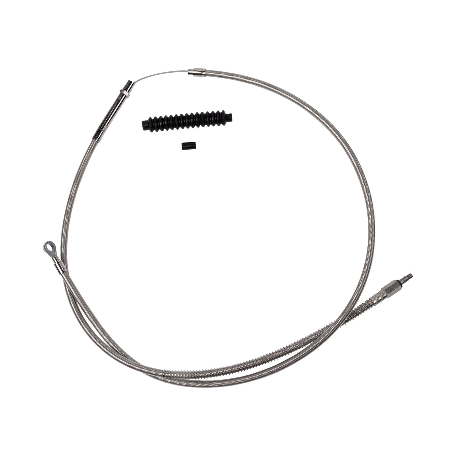BARNETT - HIGH-EFFICIENCY STAINLESS STEEL CLUTCH CABLE FOR HARLEY-DAVIDSON - +6" - '18-'23 SOFTAIL