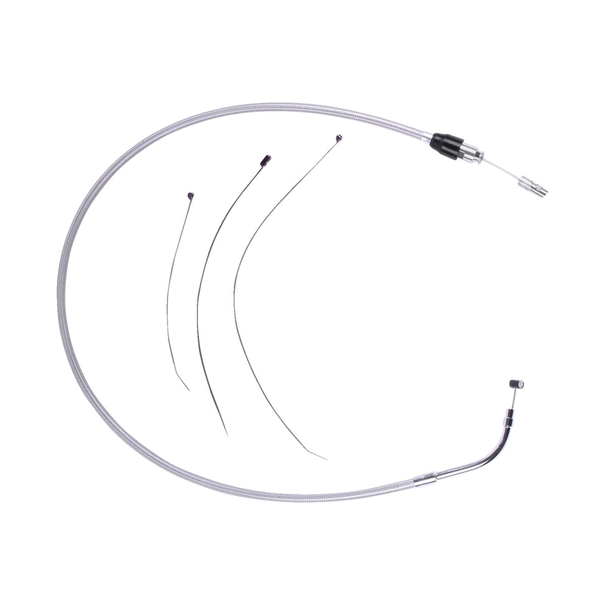 DRAG SPECIALTIES - QUICK CONNECT CLUTCH CABLE - UPPER - 49-1/4" - STAINLESS STEEL