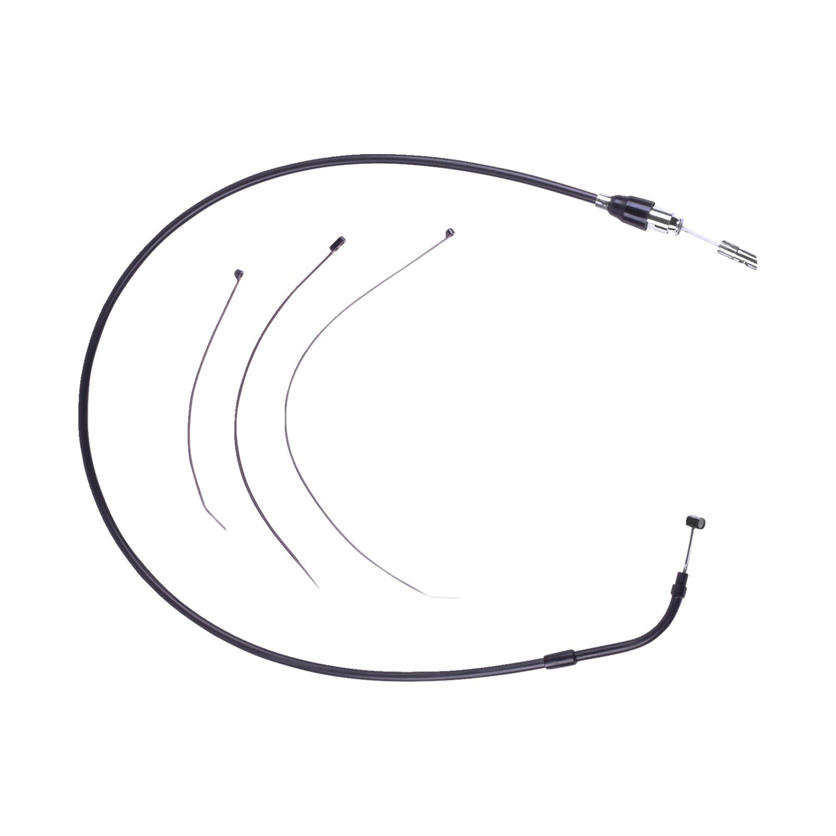 DRAG SPECIALTIES - QUICK CONNECT CLUTCH CABLE - UPPER - 43-1/4" - BLACK/BLACK