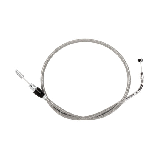 DRAG SPECIALTIES - QUICK CONNECT CLUTCH CABLE - UPPER - 43" - STAINLESS STEEL