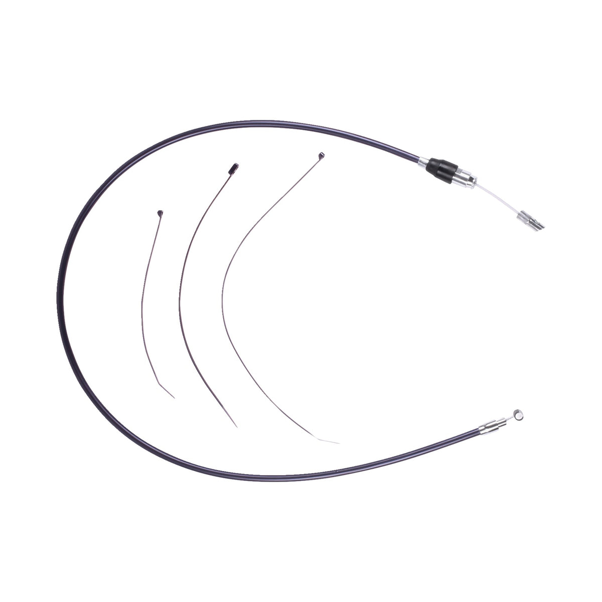DRAG SPECIALTIES - QUICK CONNECT CLUTCH CABLE - UPPER - 45" - BLACK/CHROME