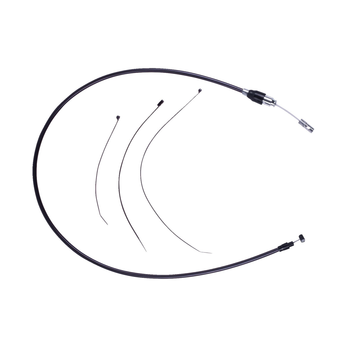 DRAG SPECIALTIES - QUICK CONNECT CLUTCH CABLE - UPPER - 53" - BLACK/BLACK