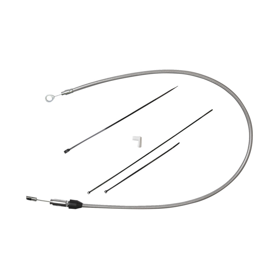 DRAG SPECIALTIES - QUICK CONNECT CLUTCH CABLE - UPPER - 39" - BLACK/CHROME