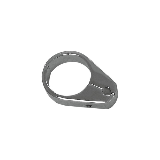 DRAG SPECIALTIES - CABLE CLAMP - SINGLE THROTTLE/IDLE - 1" - CHROME