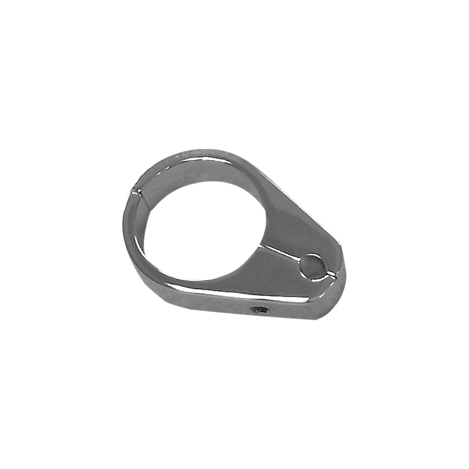 DRAG SPECIALTIES - CABLE CLAMP - SINGLE THROTTLE/IDLE - 1" - CHROME