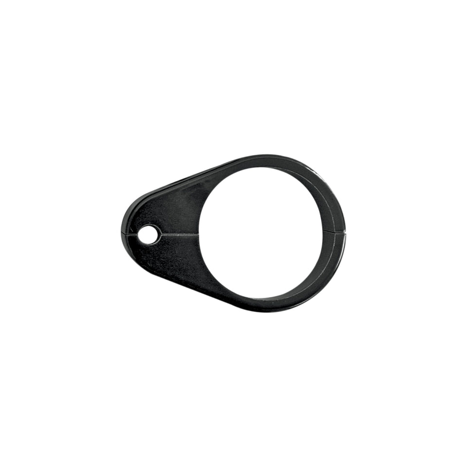 DRAG SPECIALTIES - CABLE CLAMP - SINGLE THROTTLE/IDLE - 1-1/2" - BLACK