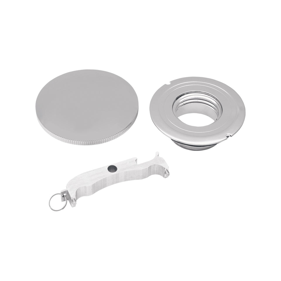 DRAG SPECIALTIES - GAS CAP - LEFT-HAND - NON-VENTED