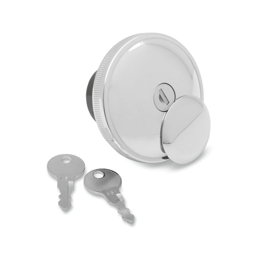 DRAG SPECIALTIES - SCREW-IN LOCKING GAS CAP - VENTED - CHROME