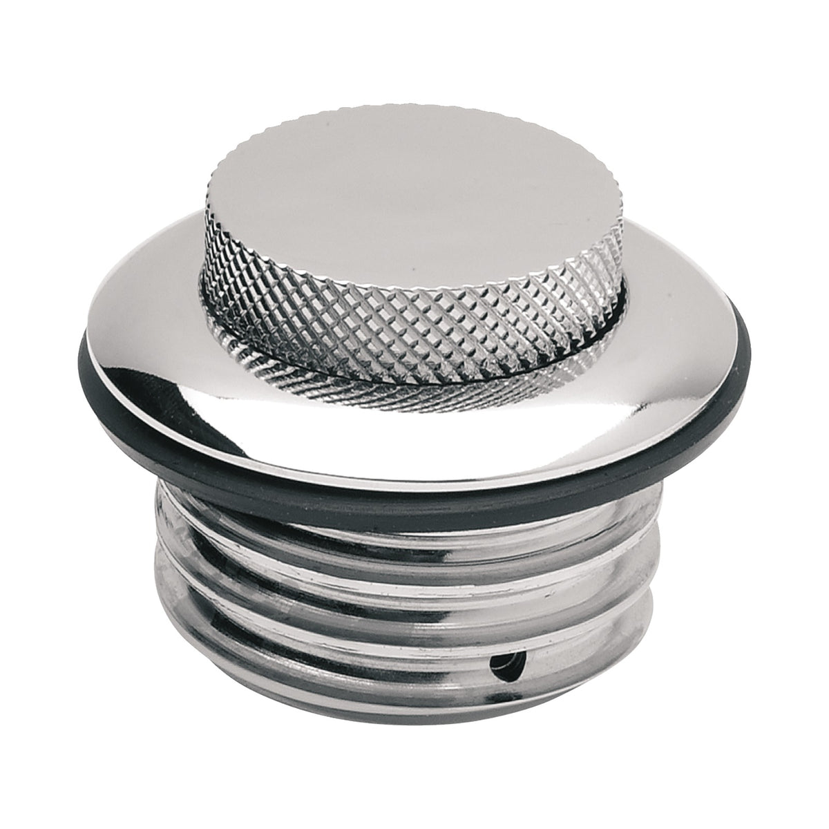 DRAG SPECIALTIES - GAS CAP - NON-VENTED POP-UP - CHROME