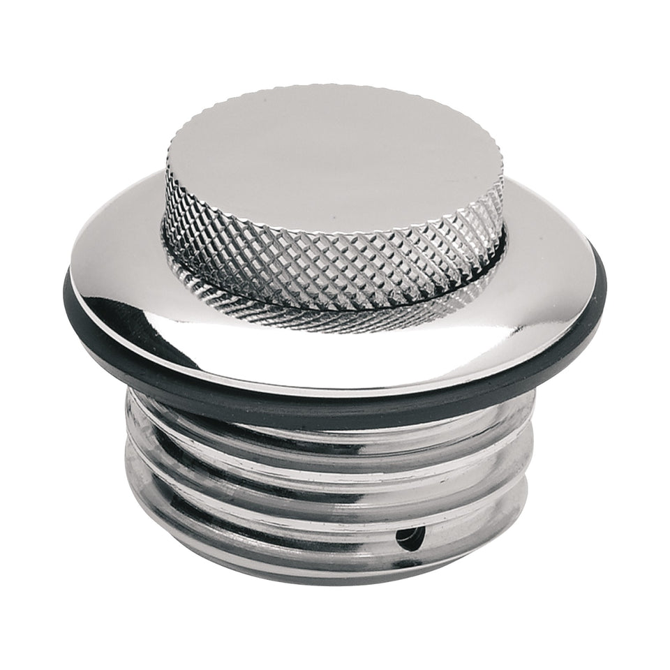 DRAG SPECIALTIES - GAS CAP - NON-VENTED POP-UP - CHROME