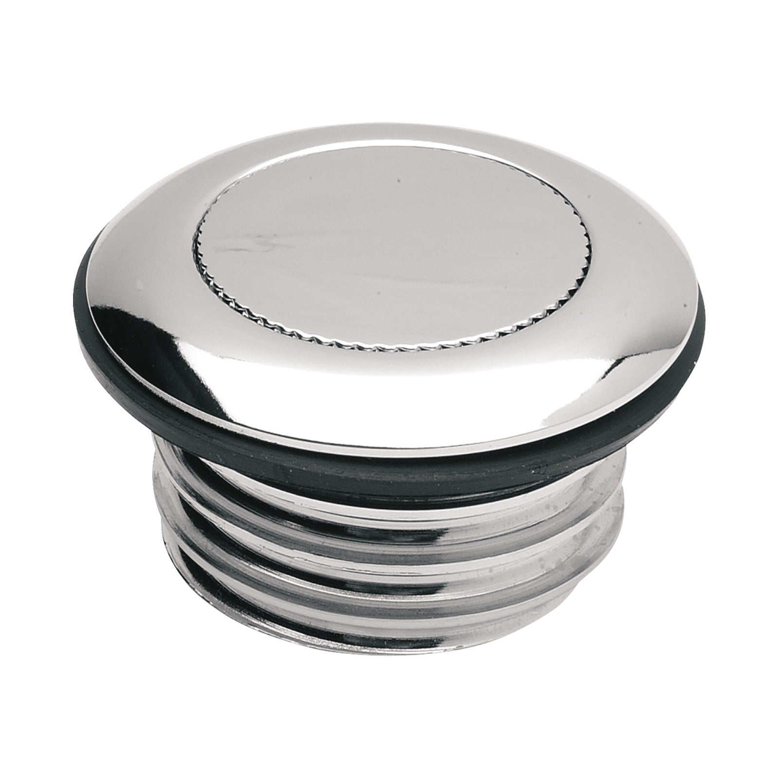 DRAG SPECIALTIES - GAS CAP - NON-VENTED POP-UP - CHROME