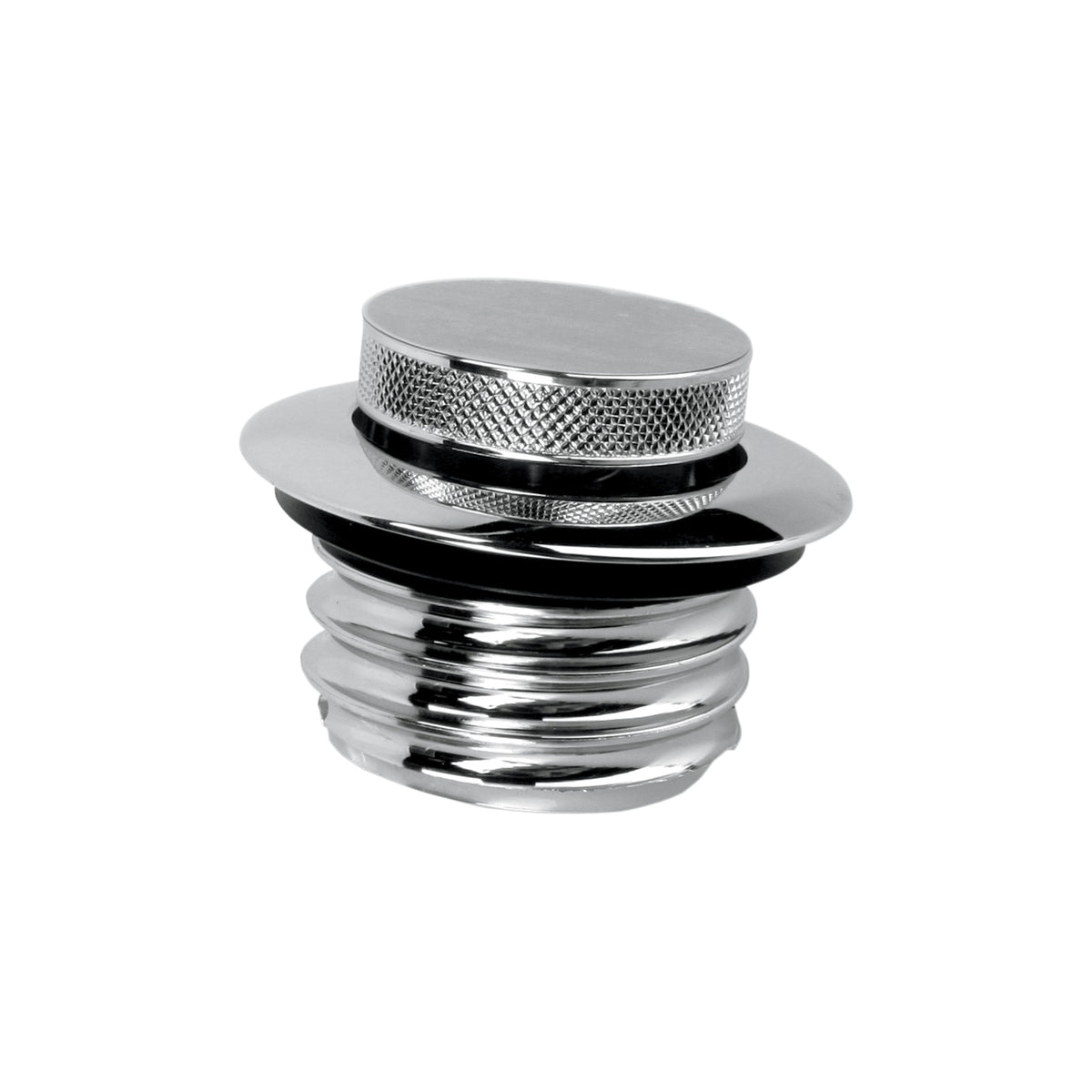 DRAG SPECIALTIES - GAS CAP - NON-VENTED POP-UP - CHROME
