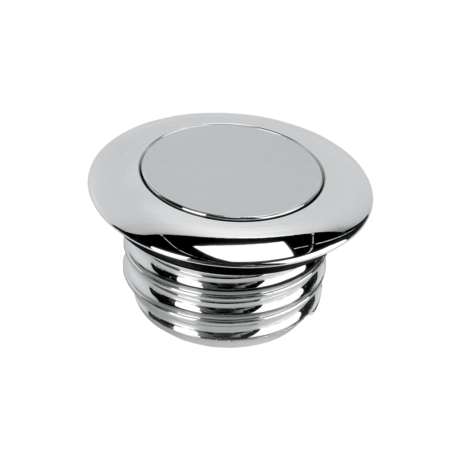 DRAG SPECIALTIES - GAS CAP - NON-VENTED POP-UP - CHROME