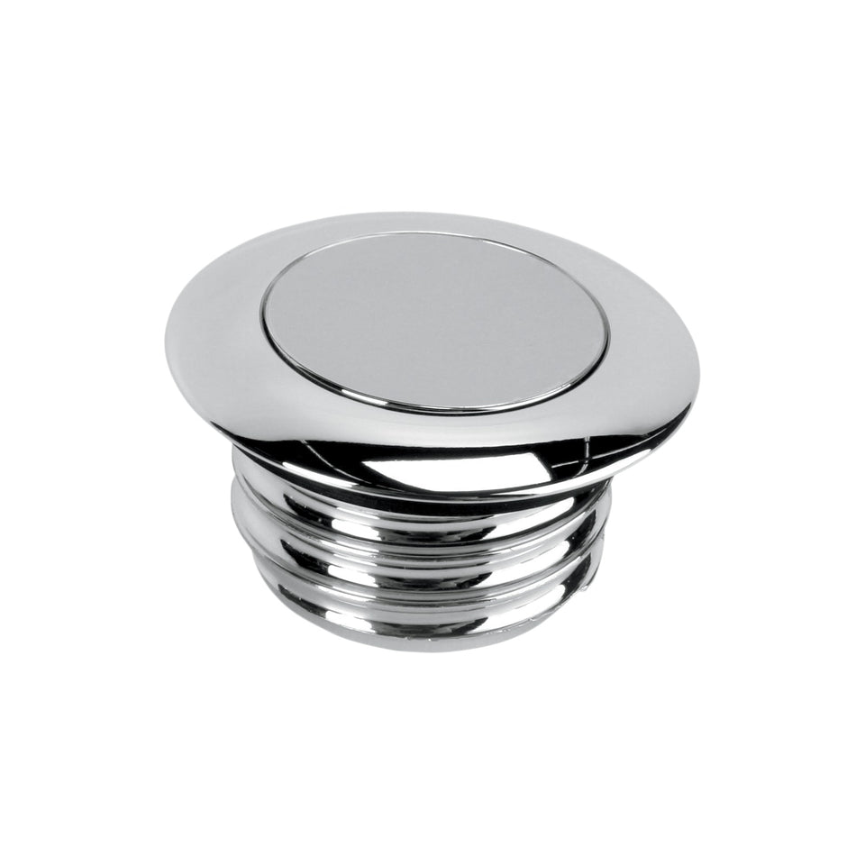 DRAG SPECIALTIES - GAS CAP - NON-VENTED POP-UP - CHROME