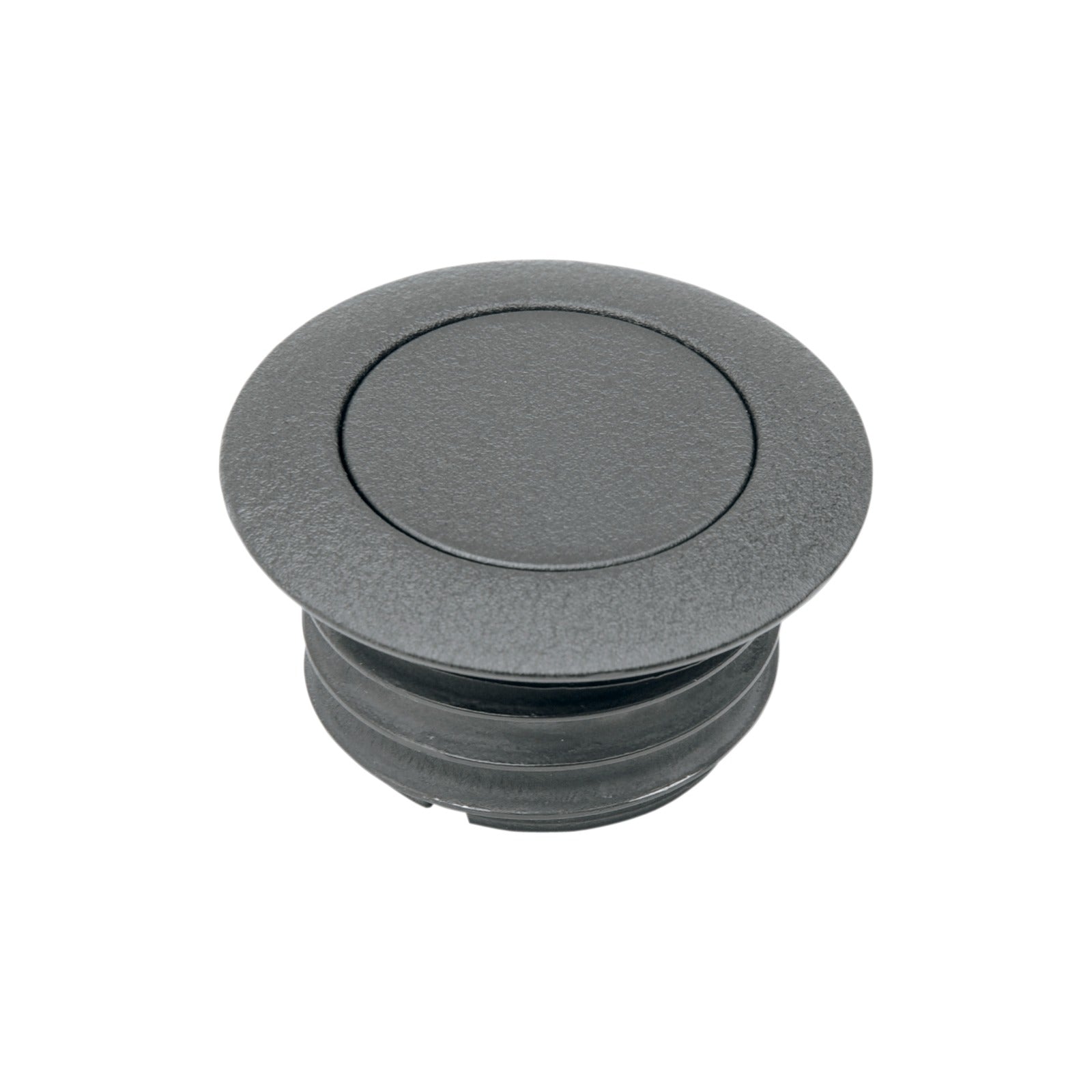 DRAG SPECIALTIES - GAS CAP - VENTED POP-UP - BLACK WRINKLE