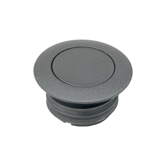 DRAG SPECIALTIES - GAS CAP - VENTED POP-UP - BLACK WRINKLE