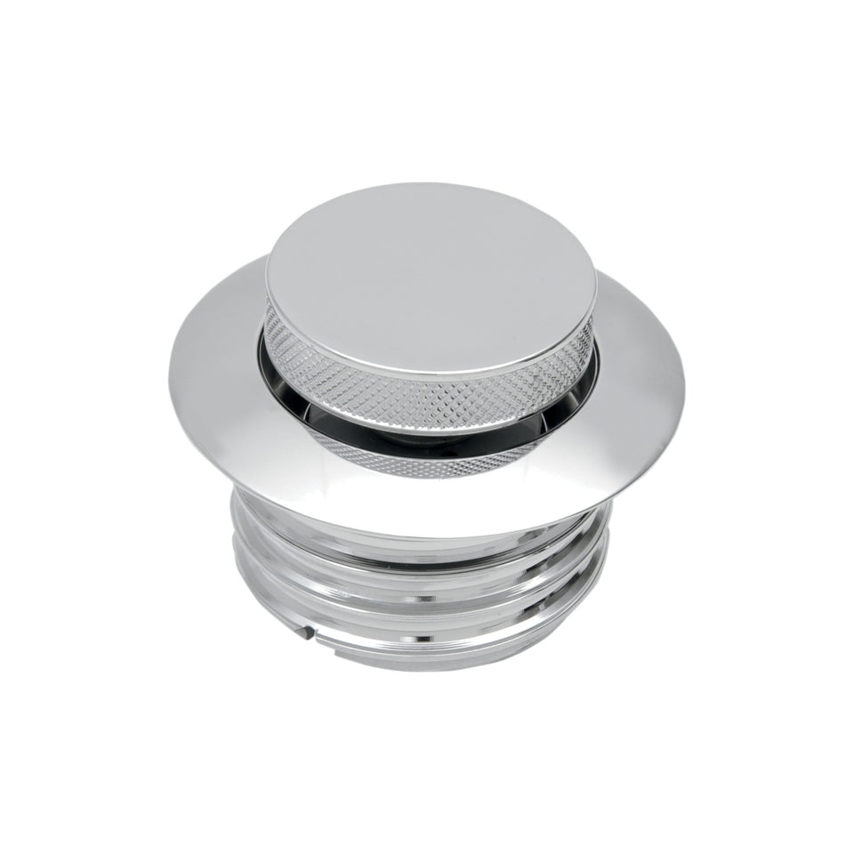 DRAG SPECIALTIES - GAS CAP - VENTED POP-UP - CHROME