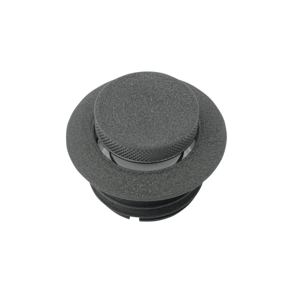 DRAG SPECIALTIES - GAS CAP - VENTED POP-UP - BLACK WRINKLE