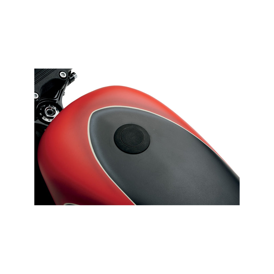 DRAG SPECIALTIES - GAS CAP - VENTED POP-UP - BLACK WRINKLE