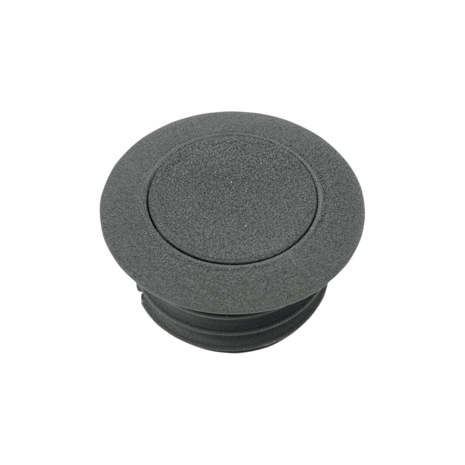 DRAG SPECIALTIES - GAS CAP - VENTED POP-UP - BLACK WRINKLE