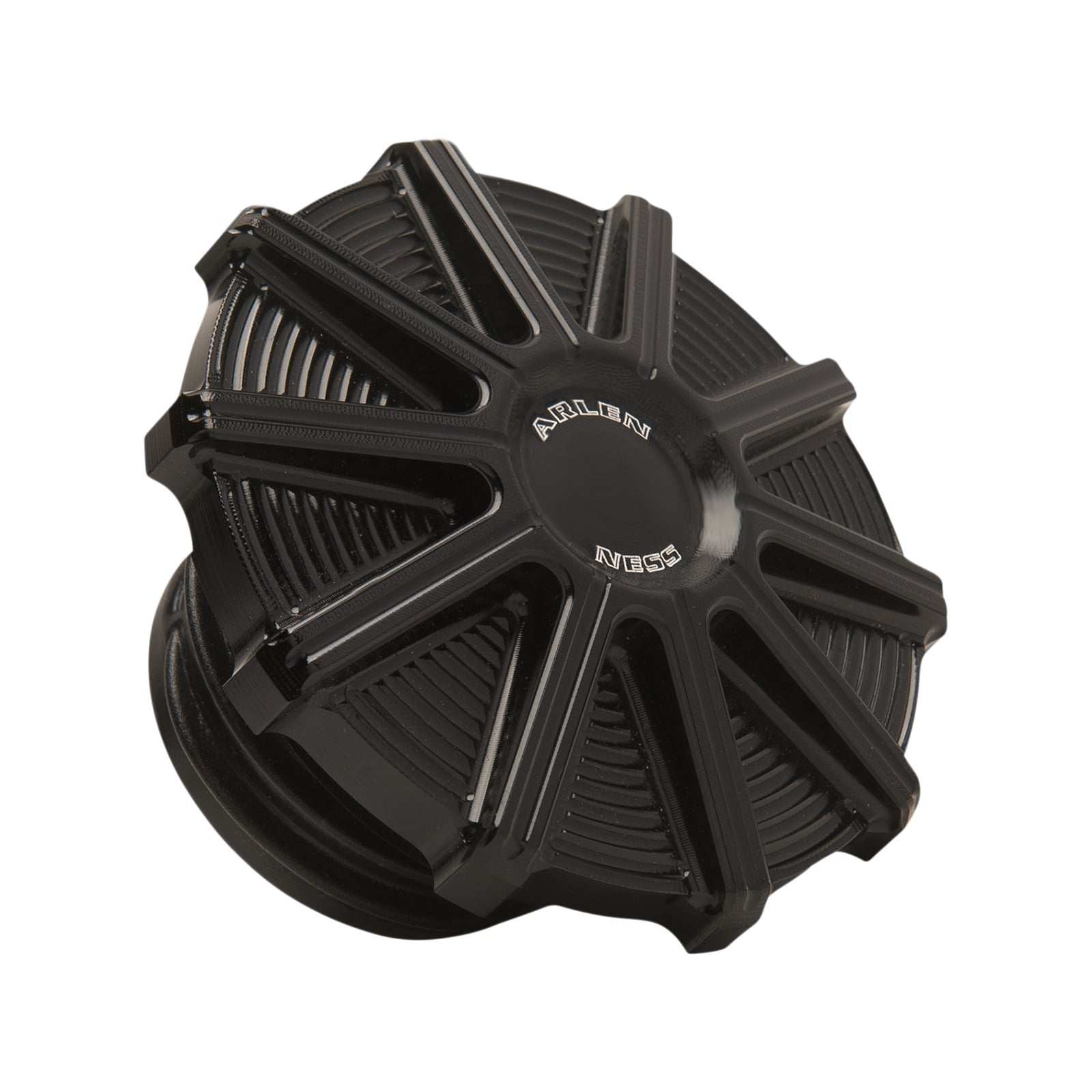 ARLEN NESS - VENTED GAS CAP - 10 GAUGE - BLACK