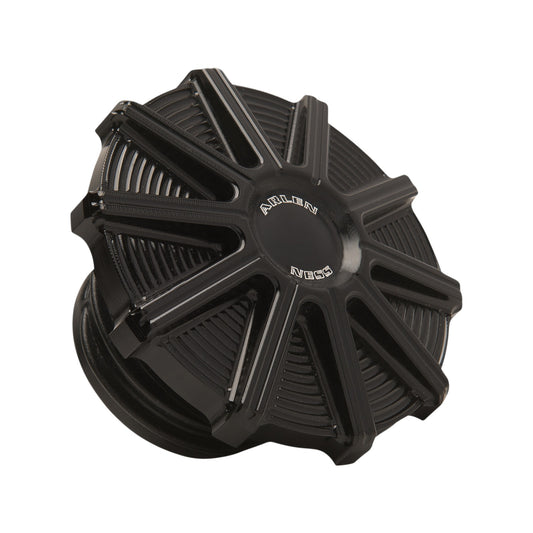 ARLEN NESS - VENTED GAS CAP - 10 GAUGE - BLACK