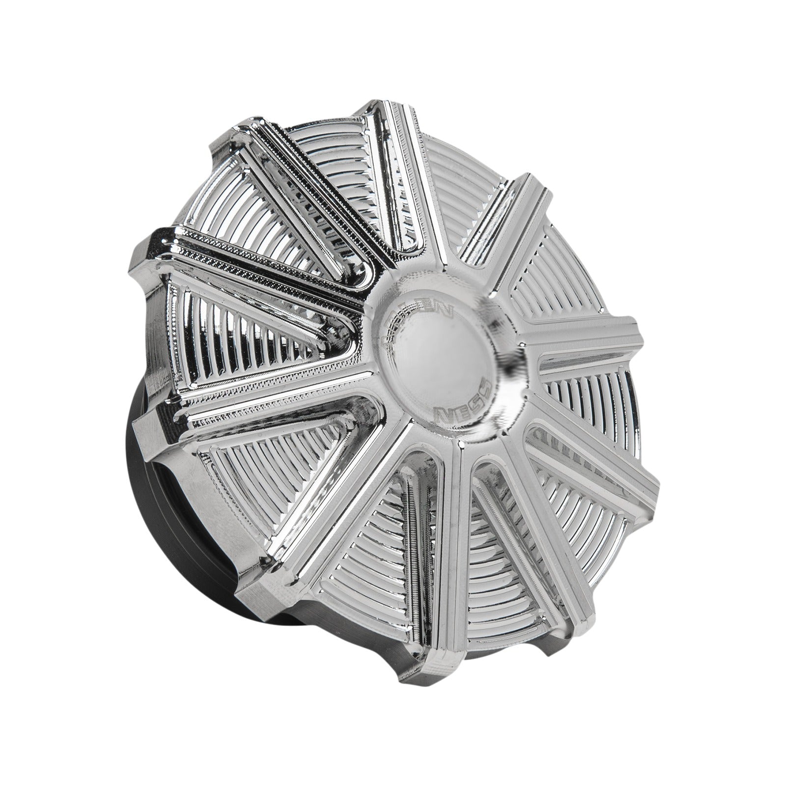 ARLEN NESS - VENTED GAS CAP - 10 GAUGE - CHROME