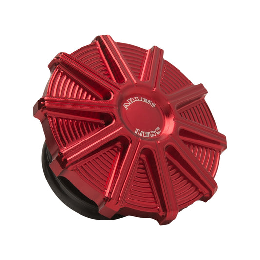 ARLEN NESS - VENTED GAS CAP - 10 GAUGE - RED