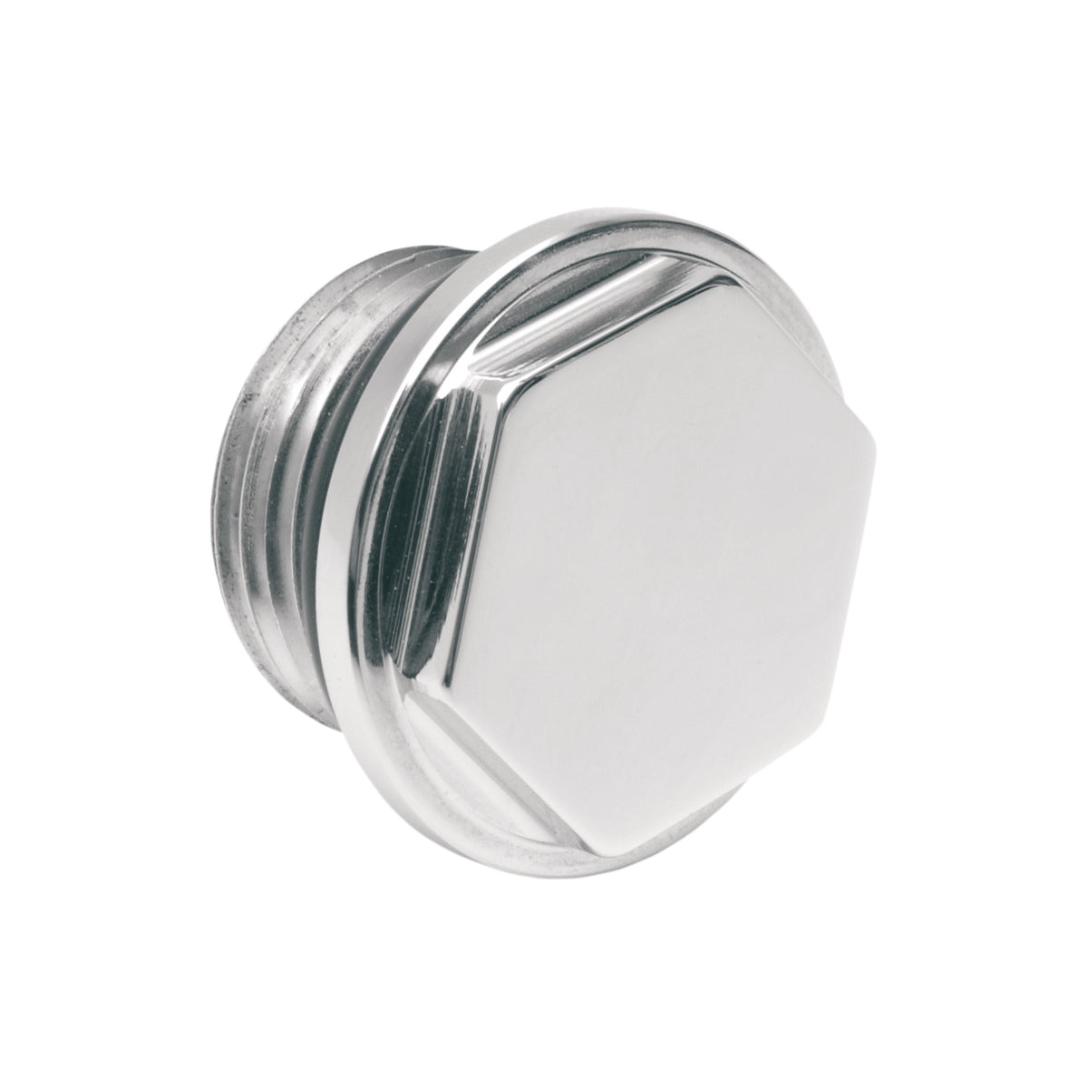 DRAG SPECIALTIES - FUEL TANK OUTLET PLUG - CHROME