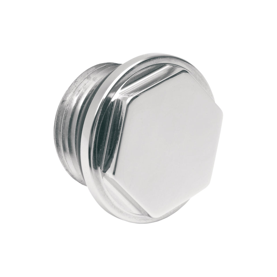 DRAG SPECIALTIES - FUEL TANK OUTLET PLUG - CHROME
