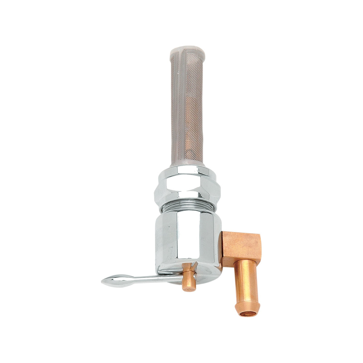 DRAG SPECIALTIES - FUEL PETCOCK - FORWARD FACING - CHROME