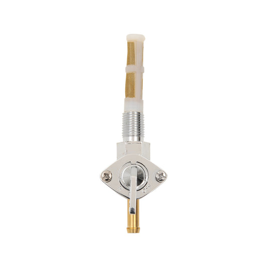DRAG SPECIALTIES - FUEL PETCOCK - DOWNWARD - CHROME - 1/4" NPT
