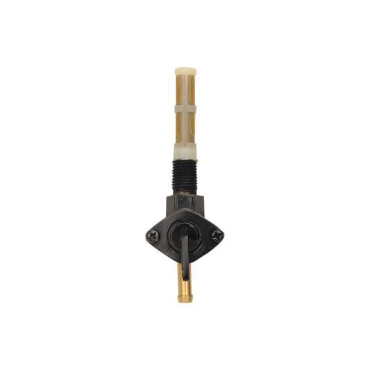 DRAG SPECIALTIES - FUEL PETCOCK - DOWNWARD - GLOSS BLACK - 1/4" NPT