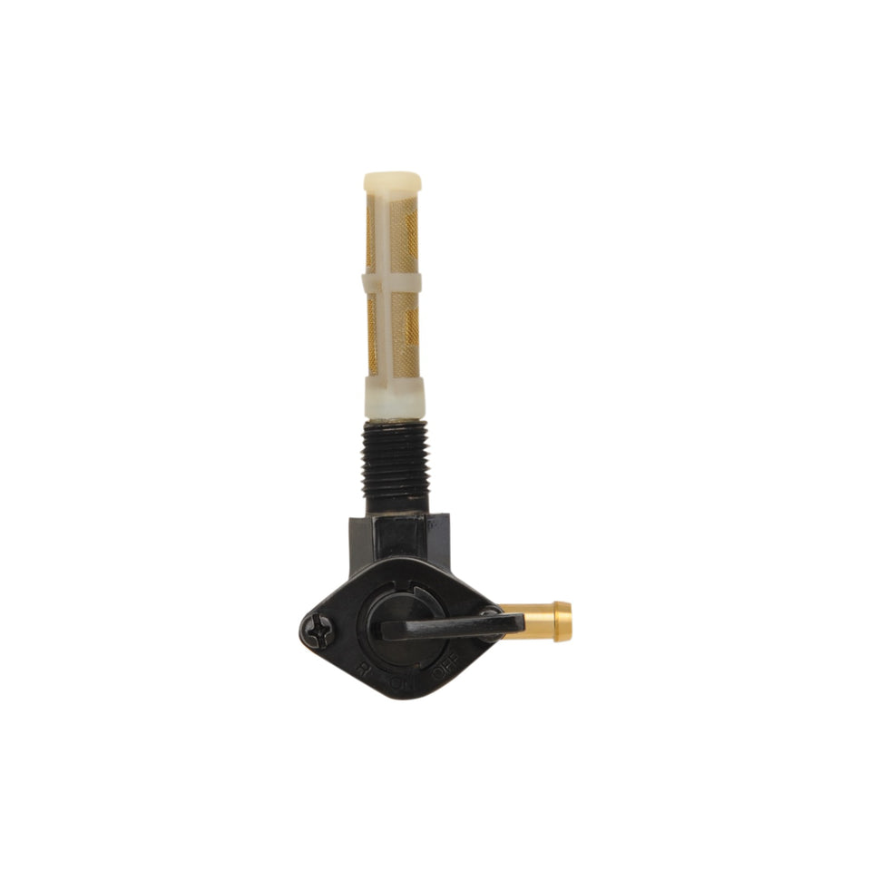 DRAG SPECIALTIES - FUEL PETCOCK - 90 DEGREES - GLOSS BLACK - 1/4" NPT