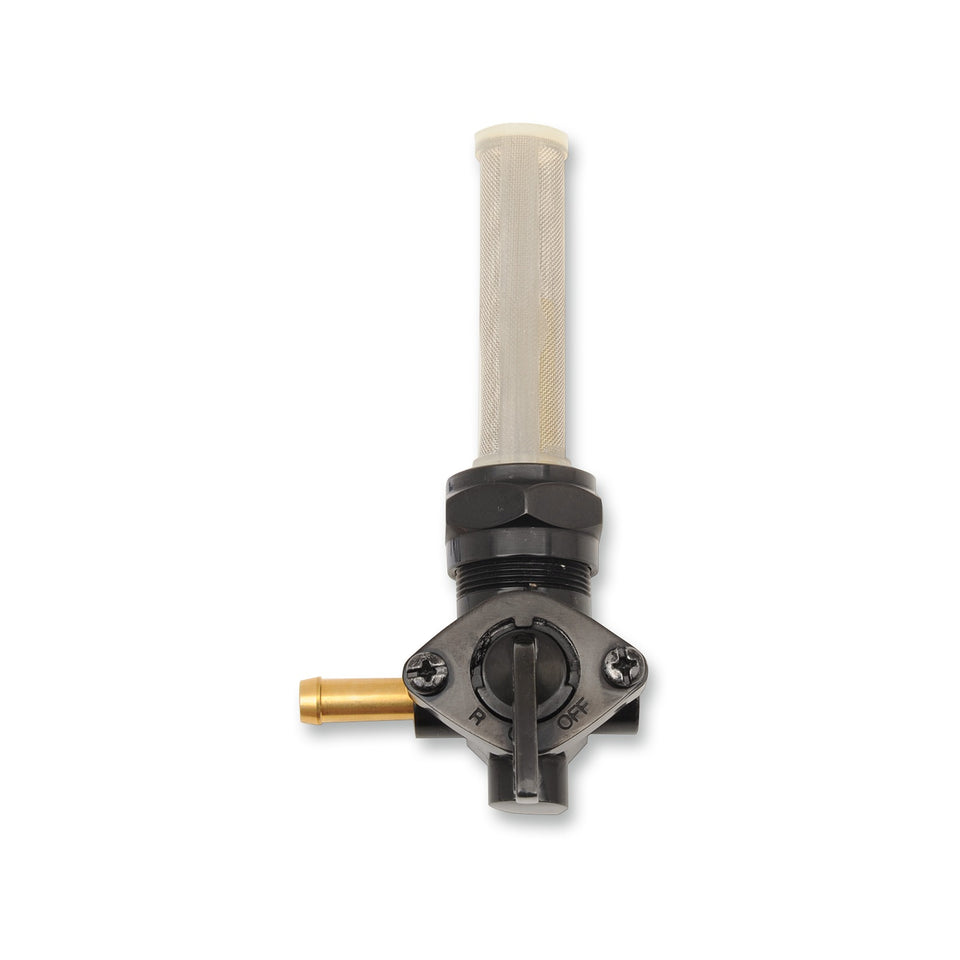 DRAG SPECIALTIES - FUEL PETCOCK - FORWARD - GLOSS BLACK - 22 MM