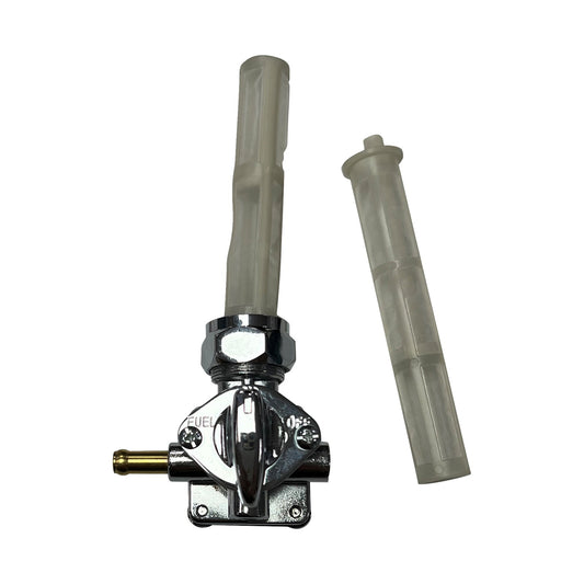 DRAG SPECIALTIES - PETCOCK - VACUUM - LEFT OUTLET - CHROME