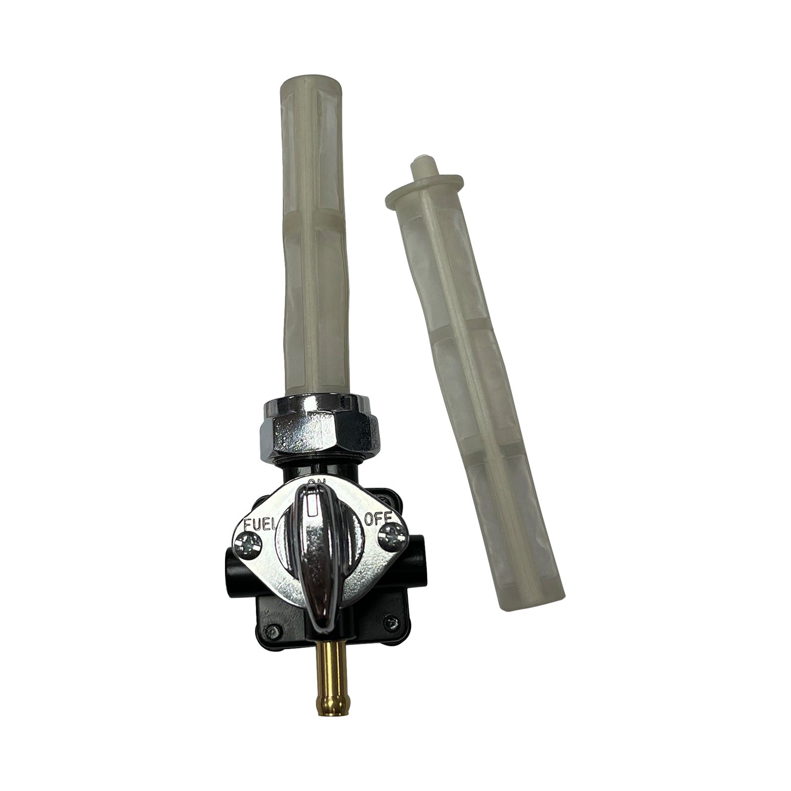 DRAG SPECIALTIES - PETCOCK - VACUUM - DOWNWARD OUTLET - BLACK