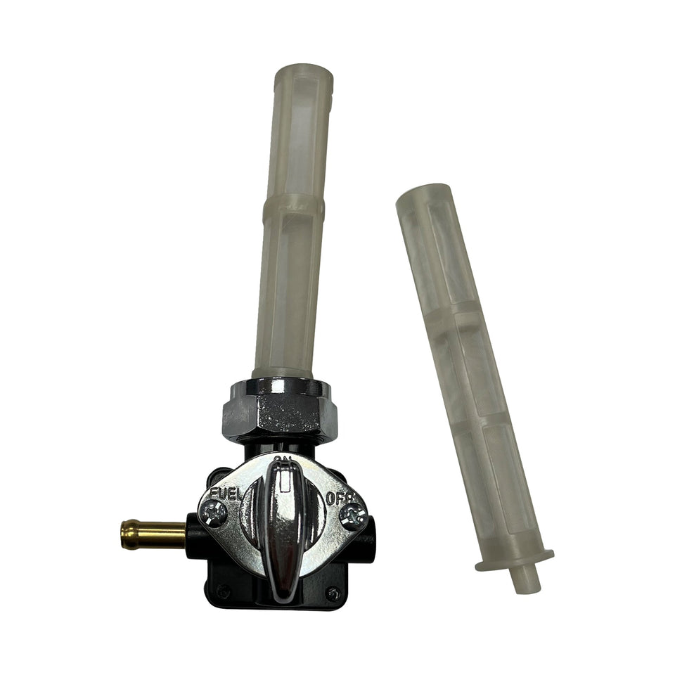 DRAG SPECIALTIES - PETCOCK - VACUUM - DOWNWARD OUTLET - CHROME