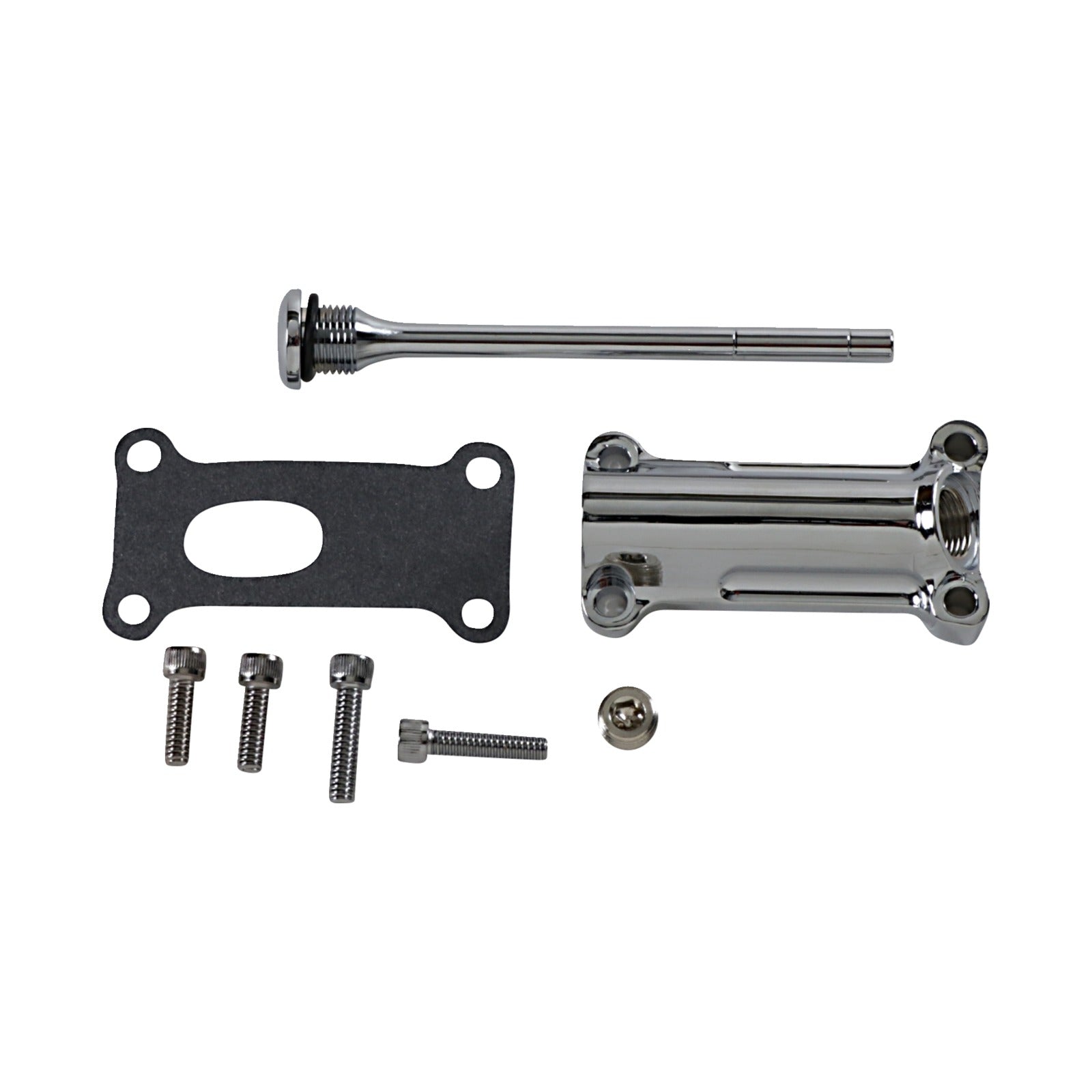 DRAG SPECIALTIES - ENGINE OIL SPOUT KIT - CHROME - 99'-01' TOURING