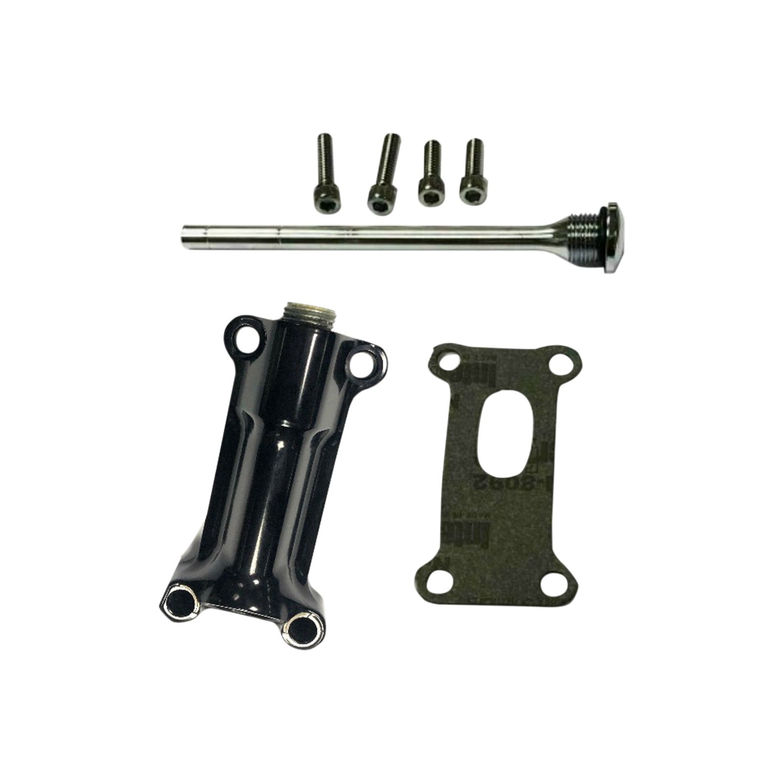 DRAG SPECIALTIES - ENGINE OIL SPOUT KIT - BLACK - 93'-98' TOURING