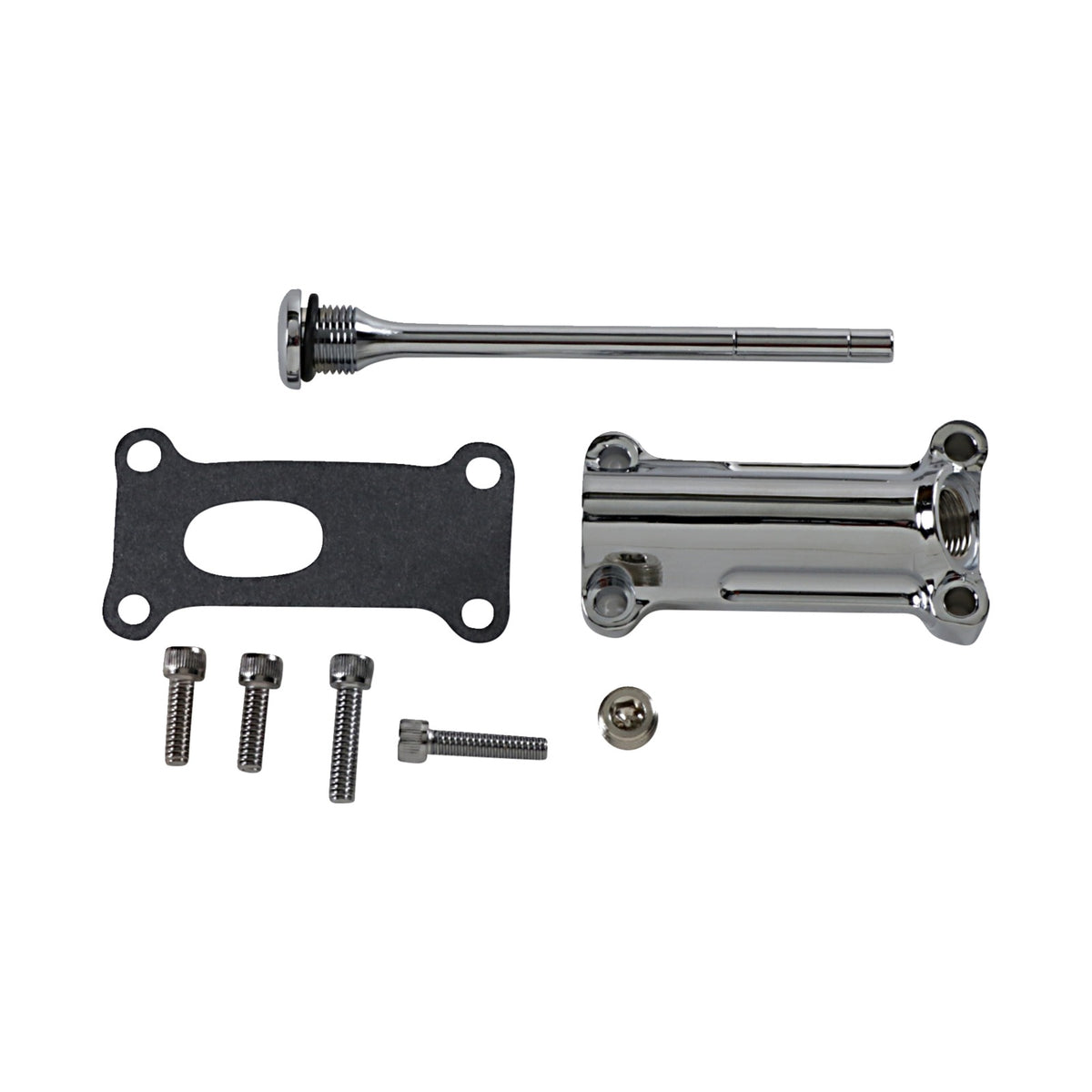 DRAG SPECIALTIES - ENGINE OIL SPOUT KIT - BLACK - 99'-01' TOURING